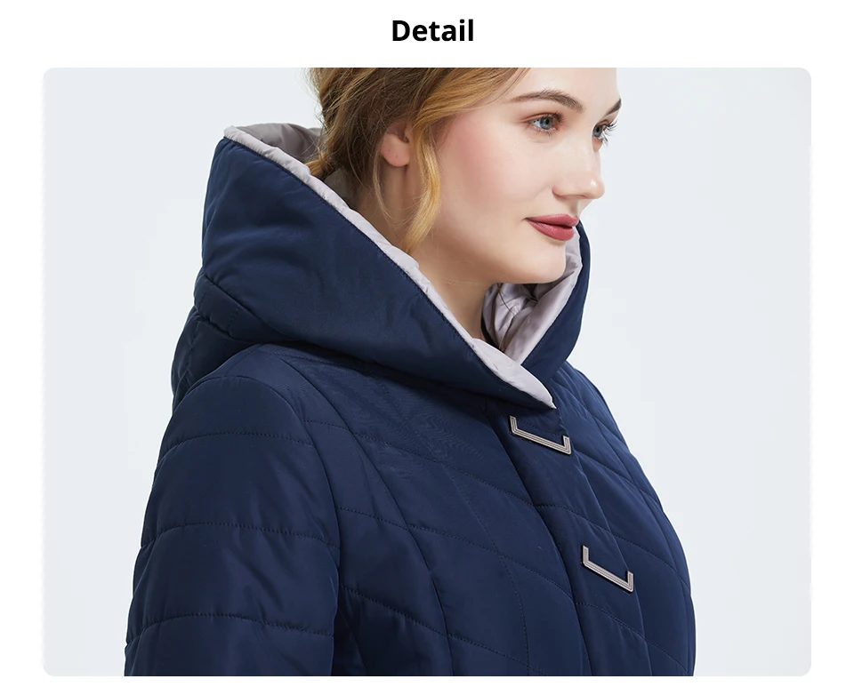 Женский пуховик-женские зимние пальто-зимние куртки с капюшоном для женщин-теплая, длинная и свободная зимняя верхняя одежда