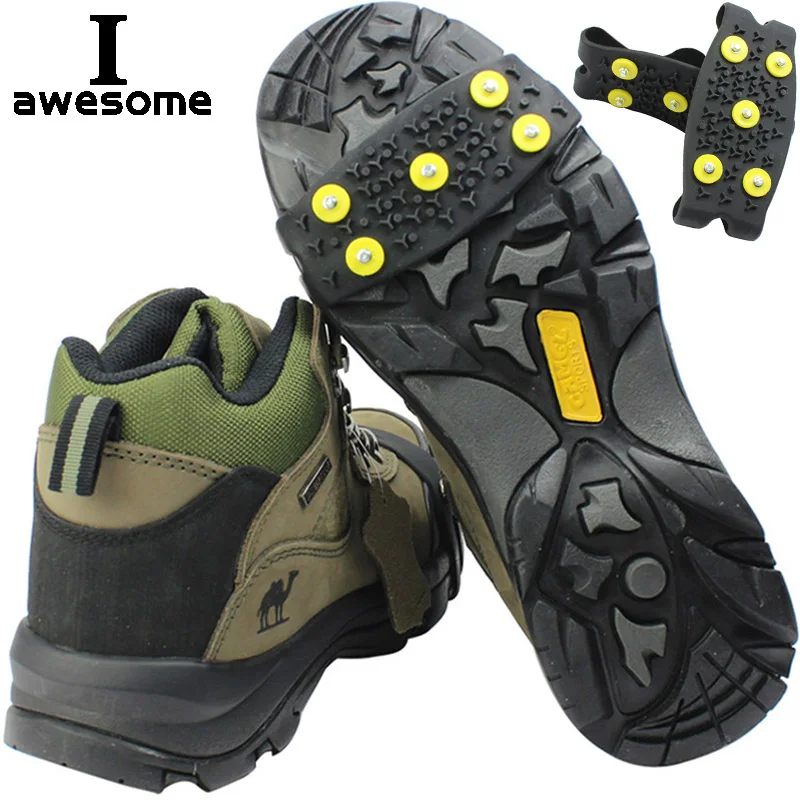 5 Stud Anti Slip Schoen Spikes Sneeuw Ice Gripper Wandelen Klimmen Antislip  Spikes Grips Stijgijzers Cleats Ijs klauw Schoenen Cove Drifts|Ijs grijper|  - AliExpress
