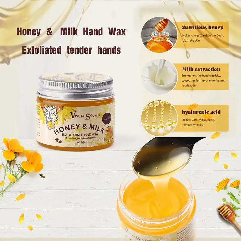 Honey Hand Mask Wax Moisturizing Skin Care Paraffin Bath Sodium Care Cream