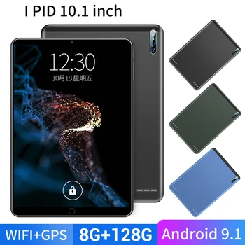 

10.1 Inch HD Game Tablet Computer PC Android 9.0 Ten-Core GPS WIFI Dual Camera Android Tablet PC 3G Phone Call Tablets WiFi Blue