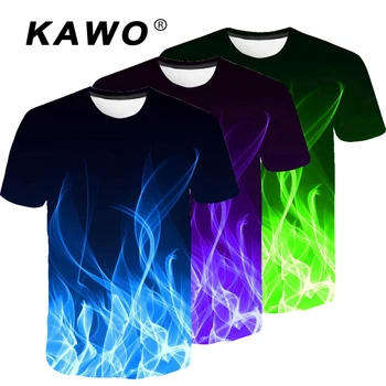 

2019 New Men Fishing Clothing Blue flame Short Sleeve Shirt Summer OutdoorBreathable Fishing T-shirt Cycling Fishing Clothes