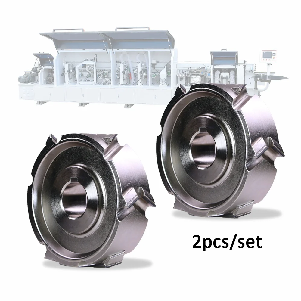 2pcs Polycrystalline Diamond (PCD) jointing Pre milling Cutter Heads blade for edge banding KDT Nanxing Biesse Holzher Homag SCM |