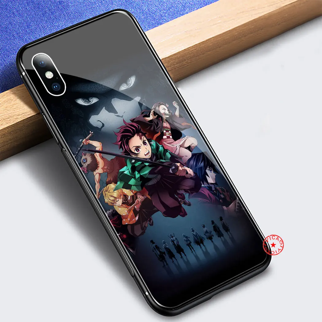 Чехол из закаленного стекла чехол для iPhone 5 5S SE 6 6S 7 8 Plus 11 Pro X XR XS Max Pro