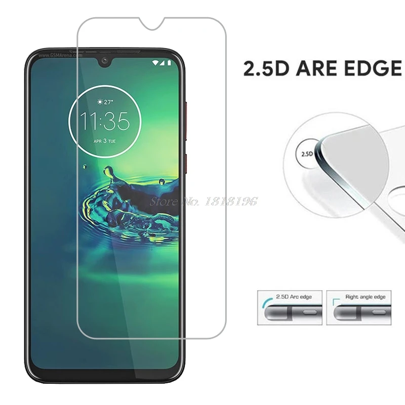 2 шт. для Motorola Moto G8 Plus Защитная пленка для экрана 9H 2.5D Премиум Закаленное стекло пленка для телефона для Motorola Moto G8 Plus Передняя пленка