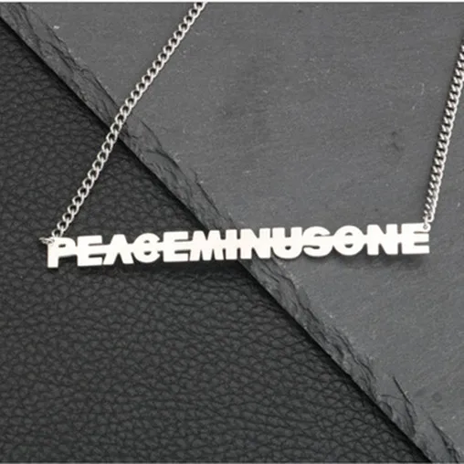 KPOP BIGBANG GD gdragon PEACEMINUSONE ожерелье из титановой стали | Украшения и аксессуары