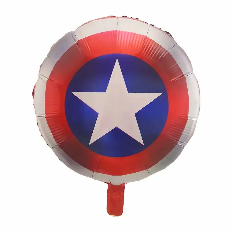 50pcs Birthday Party Balloons Super Hero Aluminium Foil Air Ballons Birthday Party Decoration Kids and Adult Children's Day Gift - Цвет: Темный хаки