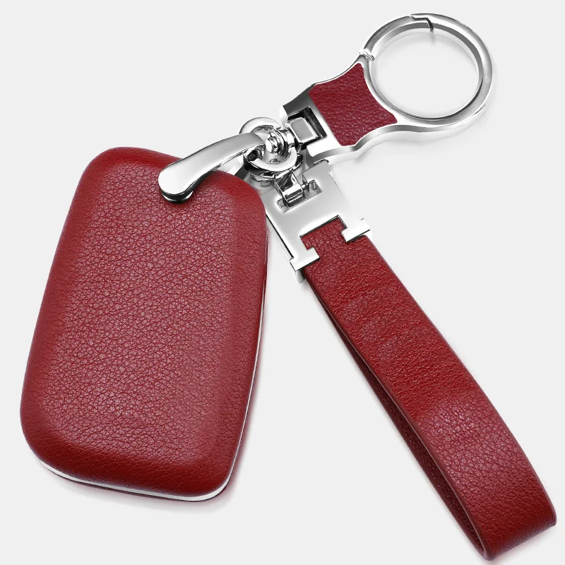 Car Leather Key Case Cover For Skoda Octavia combi A5 A7 Volkswagen VW Polo Golf 7 MK7 Keychain Bag Accessories |