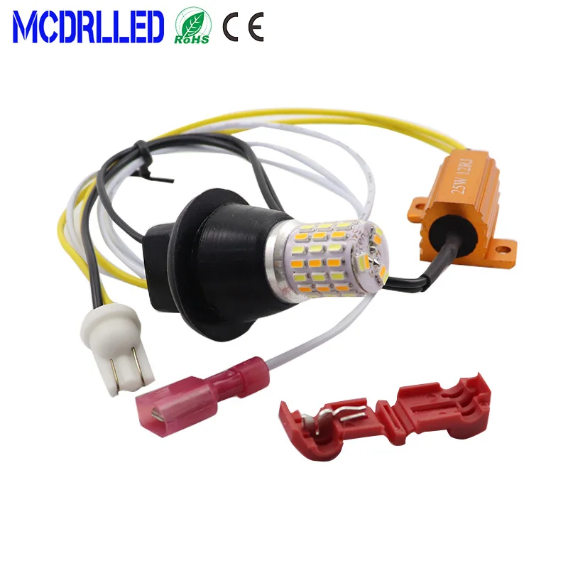 Mcdrled  ÷ LED  õ , Canbus ְ , ڵ ,  ο ȭƮ, 12V, T10, W5W, T15, 2 