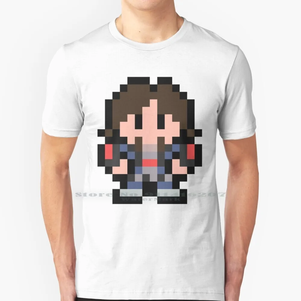 Pixel Axel Steel T Shirt 100% Puro Cotone Axel Steel Guitar Hero Axel Guitar Hero Axel Steel Guitar Hero Activision Harmonix