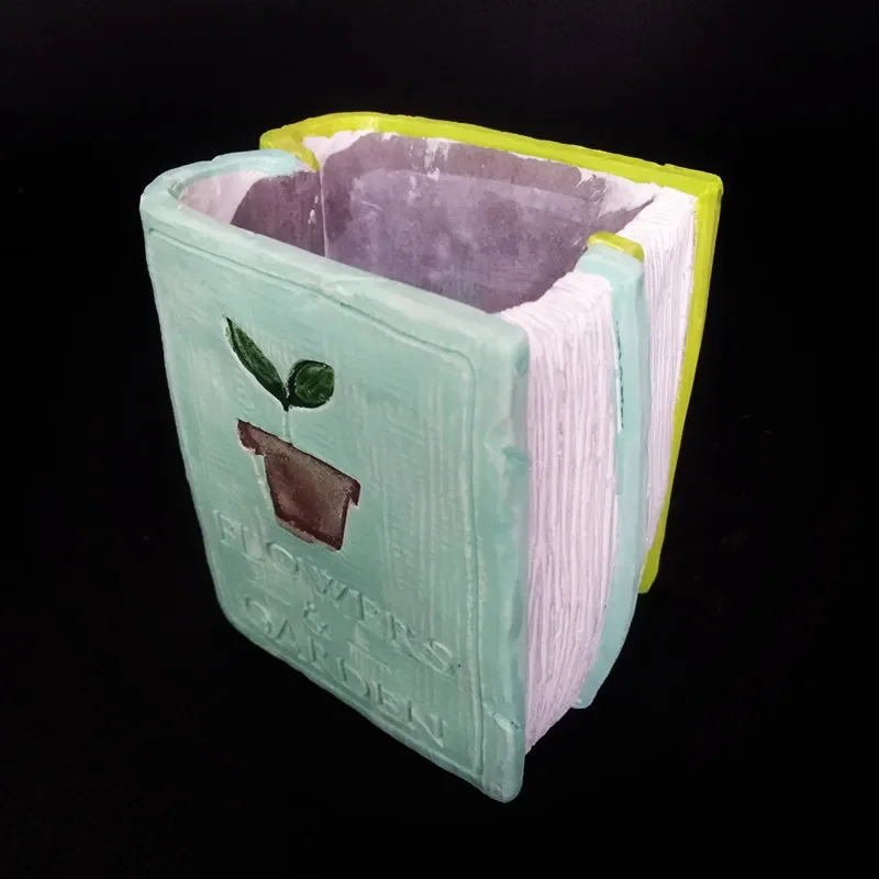 Силиконовая Форма Книга Для Кашпо Купить