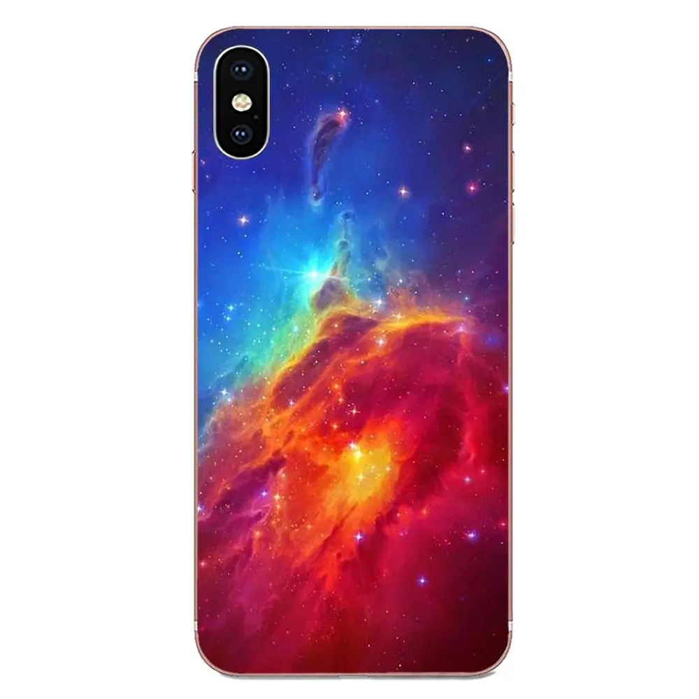 ТПУ протектор Туманность над горным абстрактным пространством для Xiaomi Redmi Mi 4 7A 9T
