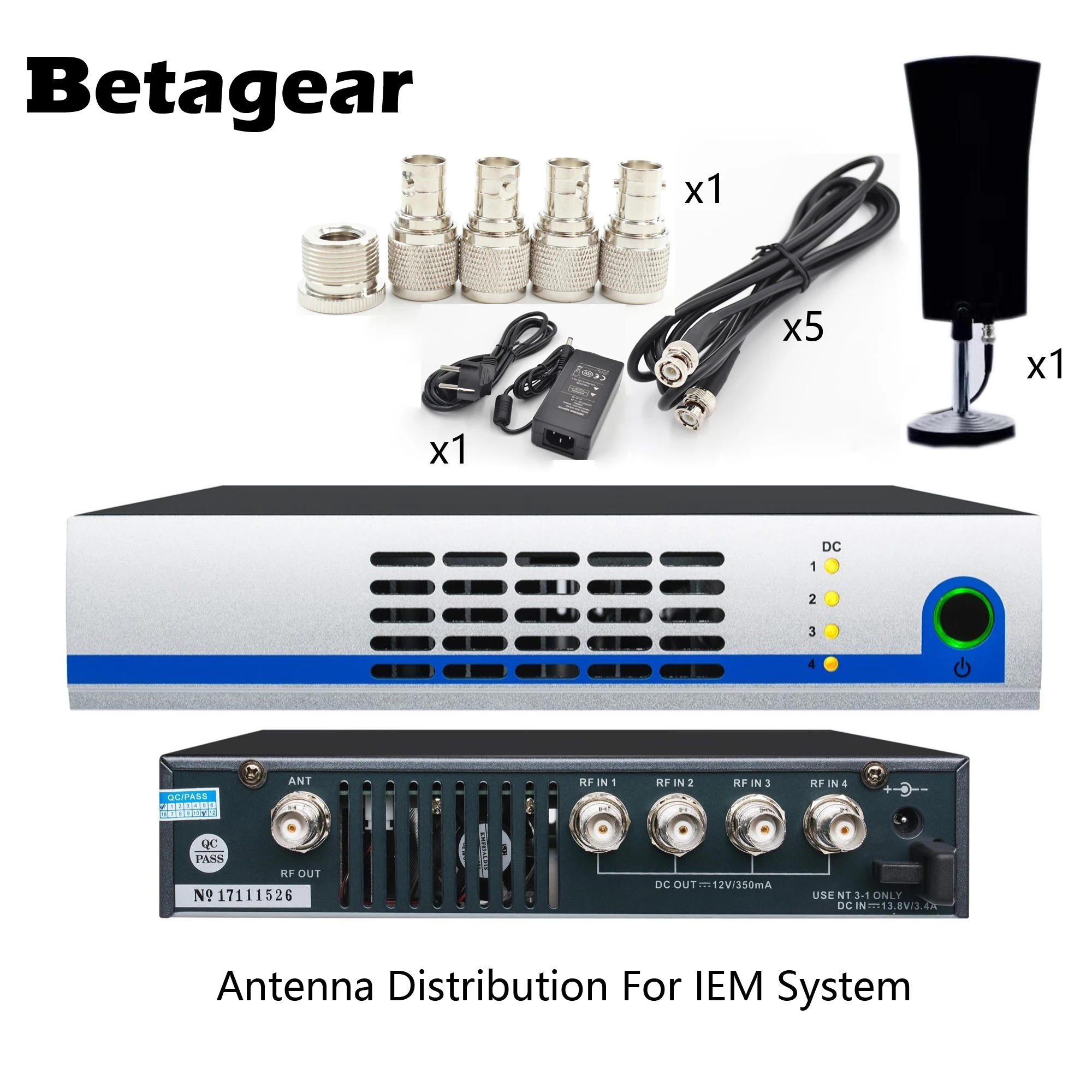Betagear Active Antenna Combiner AC4 active