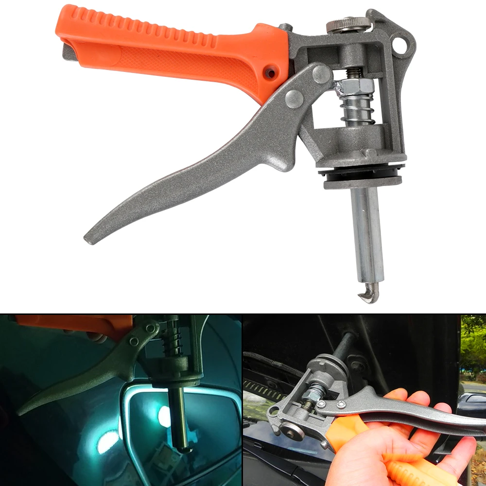 Car Dent Puller Plier Polisher Sheet Metal Tool Board Edge Repair Flat Hole Clamps Snow Hail Pit