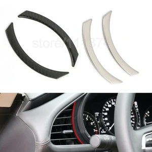 Car Dash Board Trim cover For Mazda 3 Axela 2019 2020 Inner carbon look Accssories Mouldings Styling