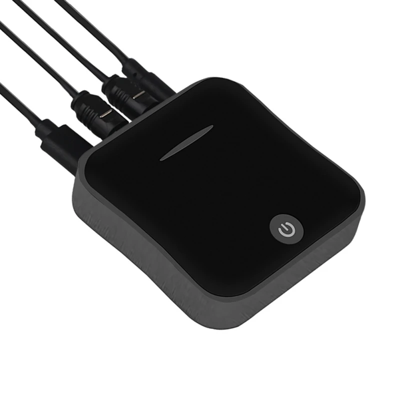 Bluetooth 5.0 Receiver Transmitter Adapter 2 in 1 Wireless Music Audio Transceiver for Laptop Stereo Headphone Speaker TV PC
