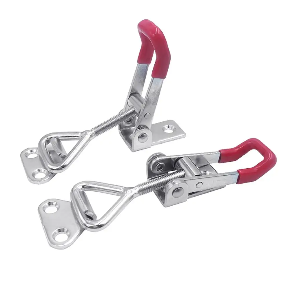 

Adjustable Metal Toggle Latch Catch Clasp Catch Lock Clamp Spring Loaded Cabinet Lock Lever Handle Clamp Furniture Hardware