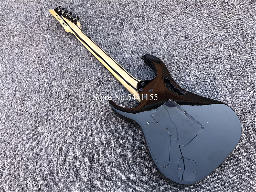 Высококачественная электрогитара, электрогитара Floyd rose, ручная роспись корпуса гитары