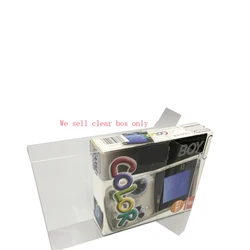 Transparent Clear storage cover for gbc for gameboy game console protective collection display box