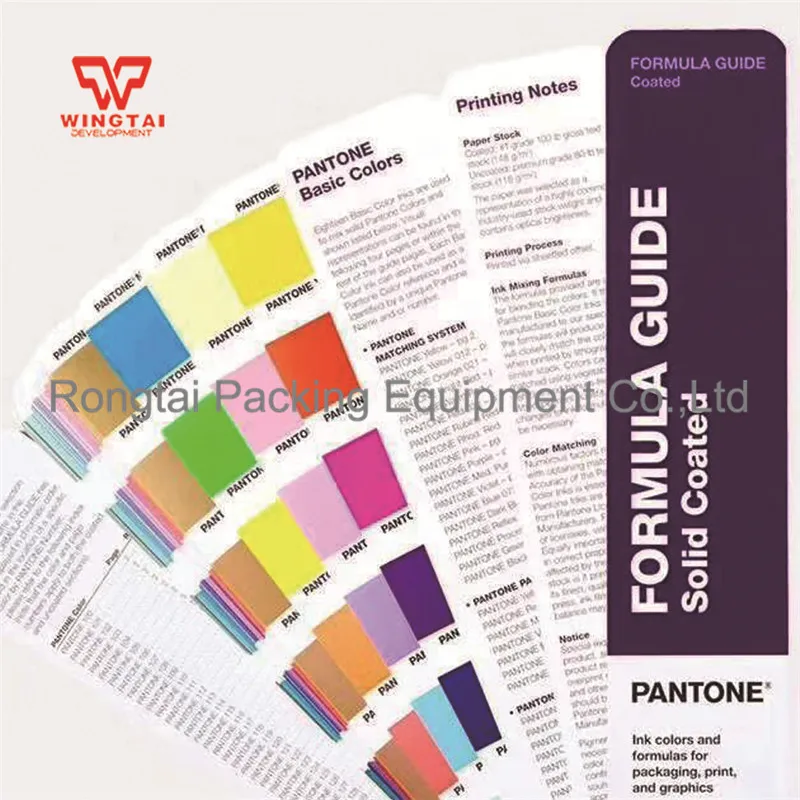 Новая версия Pantone GP1601A формула руководство с однотонным покрытием и без покрытия