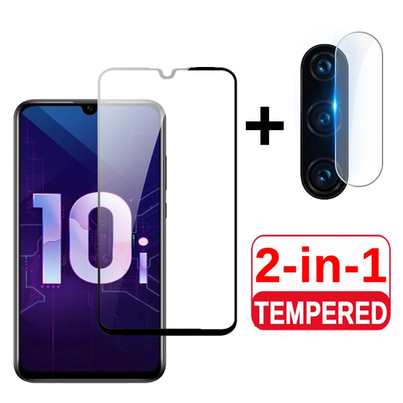 Закаленное стекло для Honor 10i 2 в 1 Защитная пленка камеры Huawei Honer 10 lite 20 Light Honor10i HRY LX1