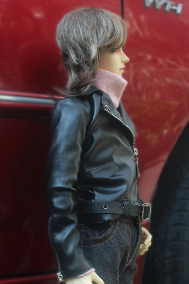 1/4 1/3 масштаб BJD кукольная одежда кожаная куртка пальто для BJD/SD аксессуары ID72 uncle. Не включены кукла, обувь, парик и другие A0848