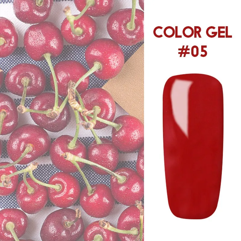 Bukio 60+ чистый цветной Гель-лак для ногтей новейший продукт цвета эмалированный Гель-лак для нейл-арта УФ светодиодный Гель-лак 5 мл - Цвет: 05