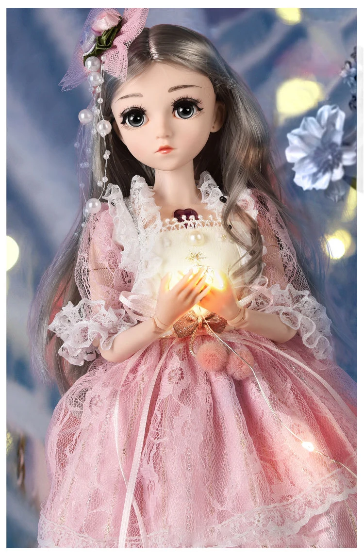 Кукла Мода Dressup куклы набор Подарочная коробка игрушка Мода Принцесса 60 см DJB Куклы Аксессуары для девочек набор мечты подарок кукла Барби - Цвет: D11