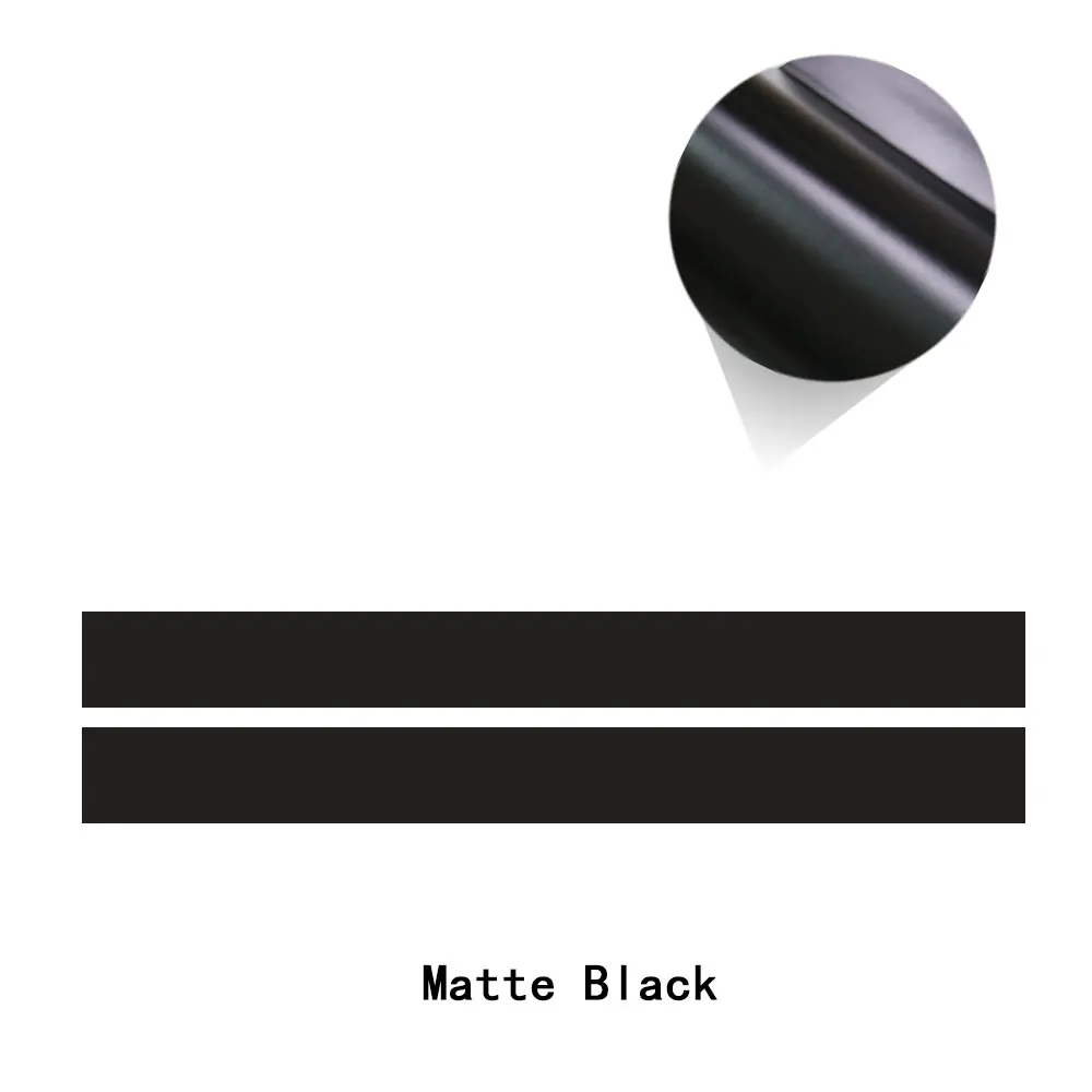 matte black Автомобильный капот полоски наклейки для колес крышка двигателя наклейка для MINI Cooper R61 R60 R56 R55 F55 F56 F60 R50 R53 R58 F57 R59 R57 аксессуары - Название цвета: matte black