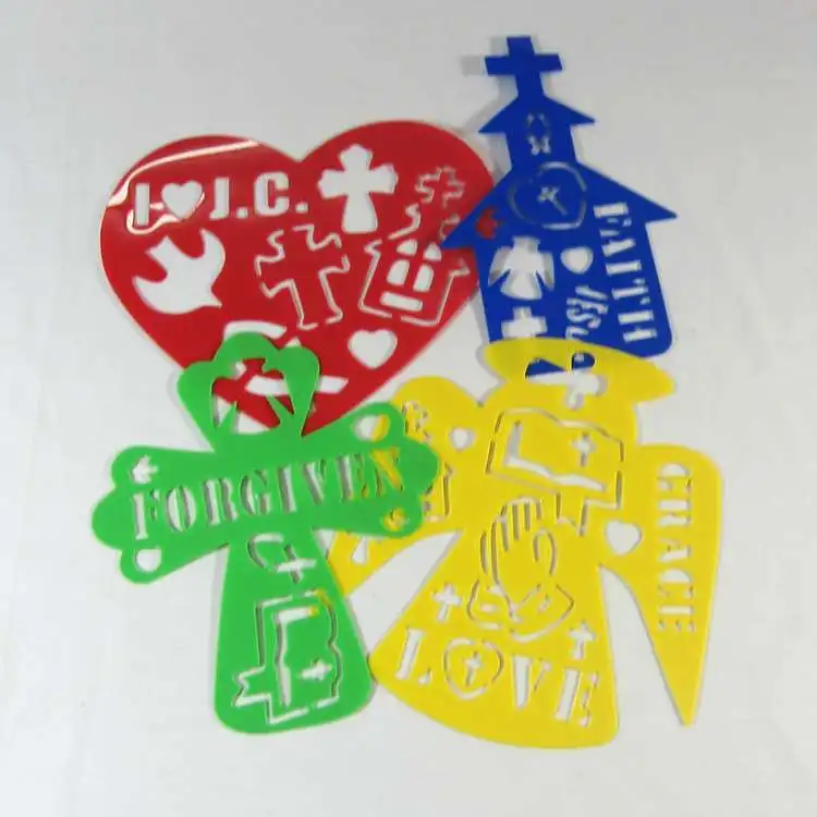 Children Puzzle Early Painting Religion Drawing Board Sketchpad Toy Stationery Template Tools Plastic Unisex Special Offer
