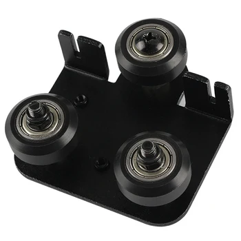 

3D Extruder Back Support Plate with Pulley Extruding Backplate for Ender 3 Ender 3 Pro Cr-10 Cr-10S S4 S5 Series 3D Printers