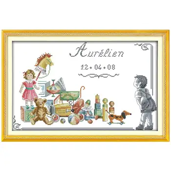 

Memory of childhood counted 11CT 14CT DIY kit Chinese wholesale Chinese Cross Stitch embroidery needlework Sets home decor