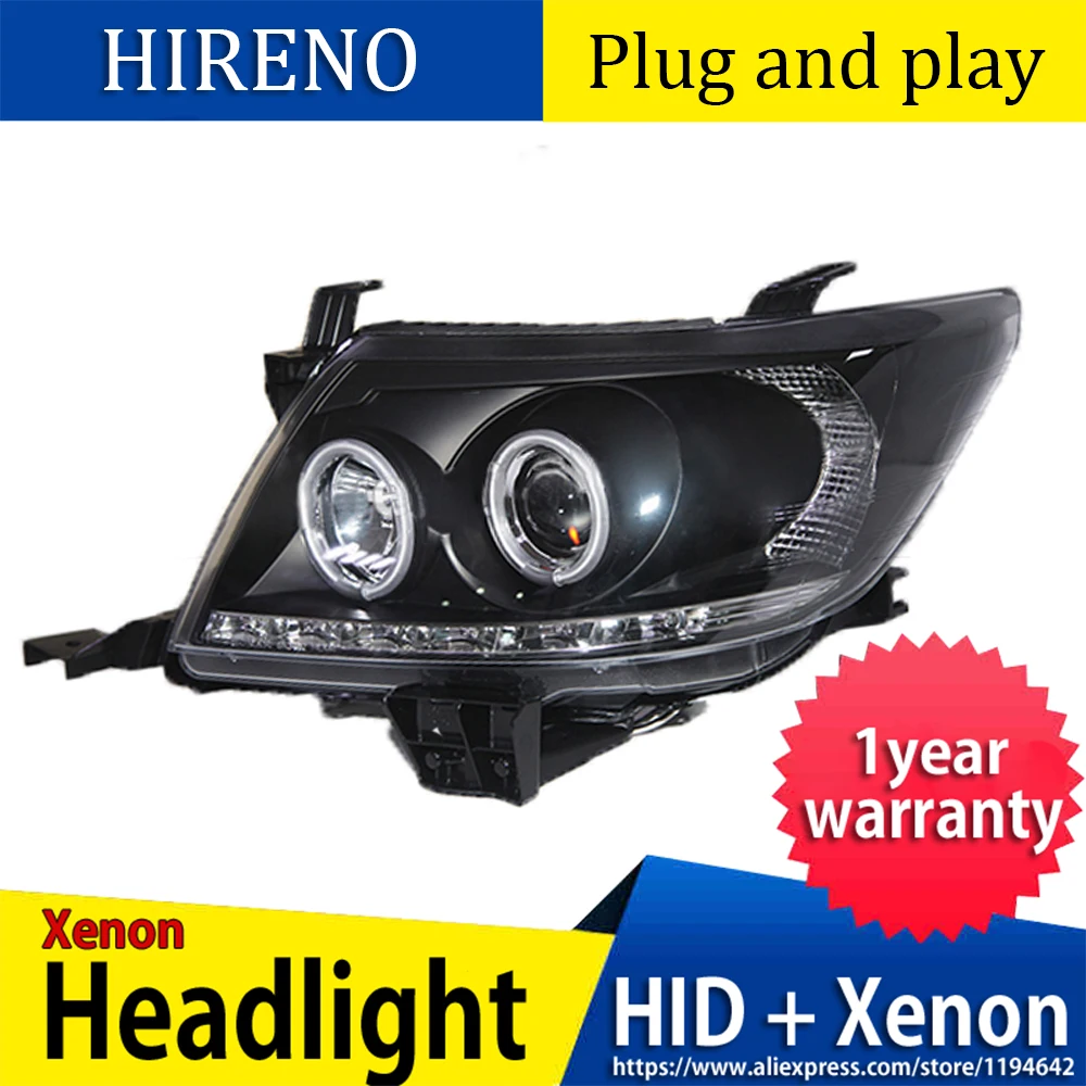 Car Revo Head light for Toyota Hilux headlight 2008 2014 Vigo LED