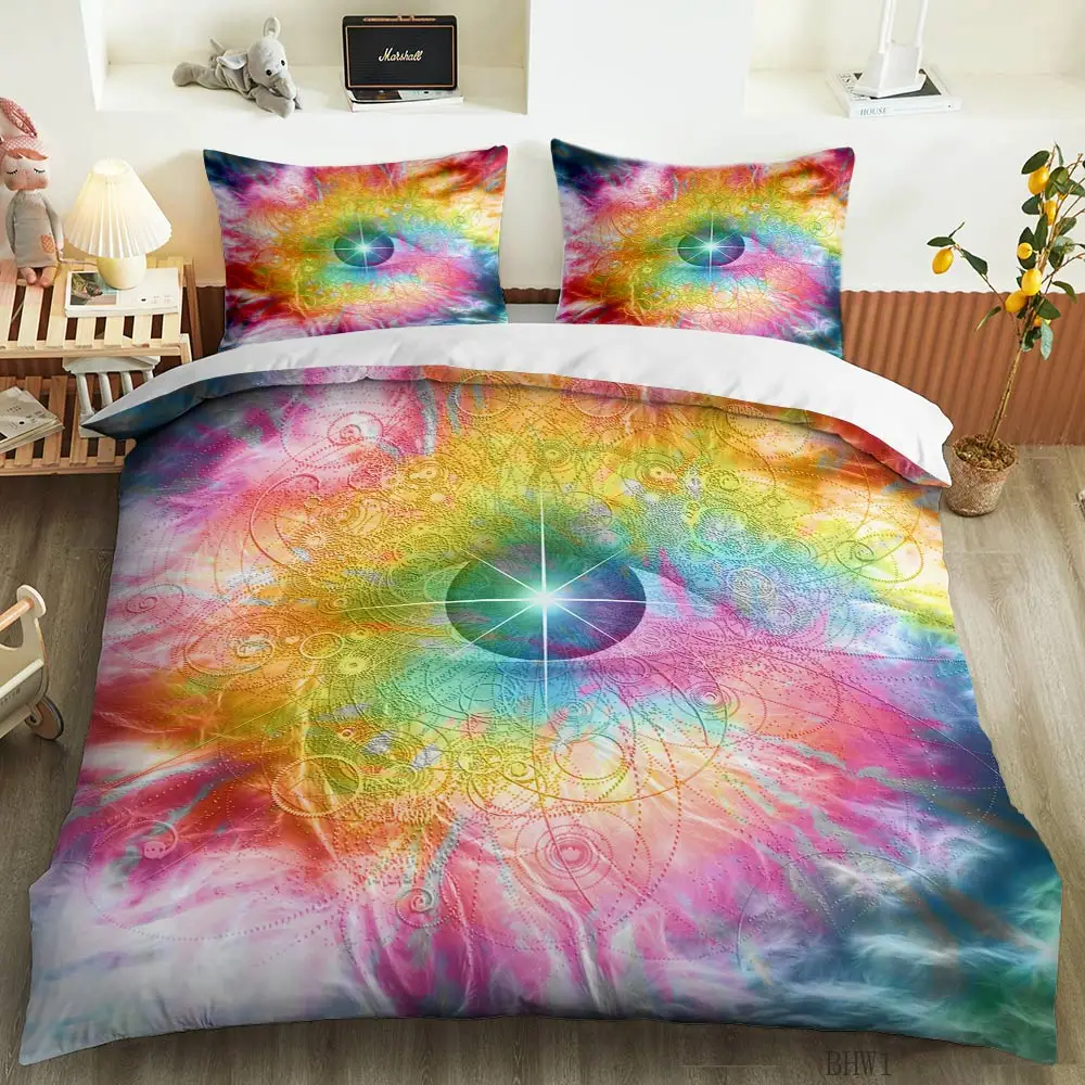 

BailiPromise 3D bedding set Tarot array Printed Duvet Cover Set Bedding Sets With Pillow Case Luxury Microfiber Home Textiles