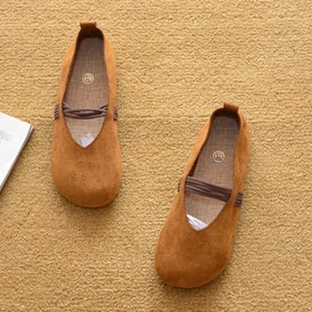 

Sweet Ladies Shoes Fashion Women Flats Wide Mary Janes Shoes Soft Comfortable Female Footwear A1703