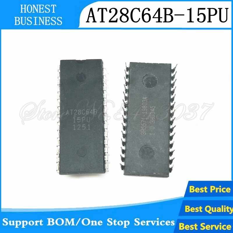 5 шт.-20 шт./лот AT28C64B AT28C64 28C64 AT28C64B-15PU AT28C64B-15PC погружения в наличии на складе |