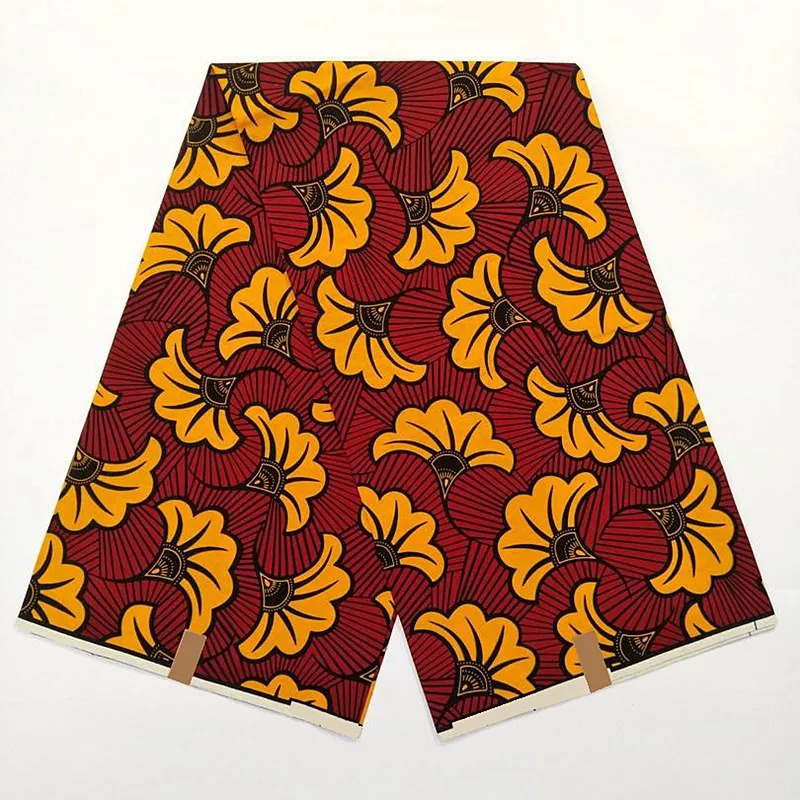 

Miss.L New arrived african wax print fabric 100% cotton high quality 2019 6 yards/pcs for Gift HL19S11259