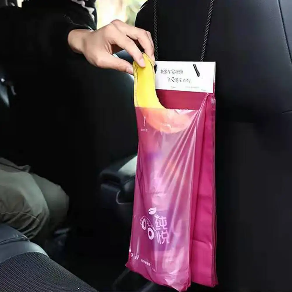 Bolsas de basura para automóvil, bolsa de basura desmontable para colgar en  el asiento trasero del automóvil, bolsa de basura para colgar en el