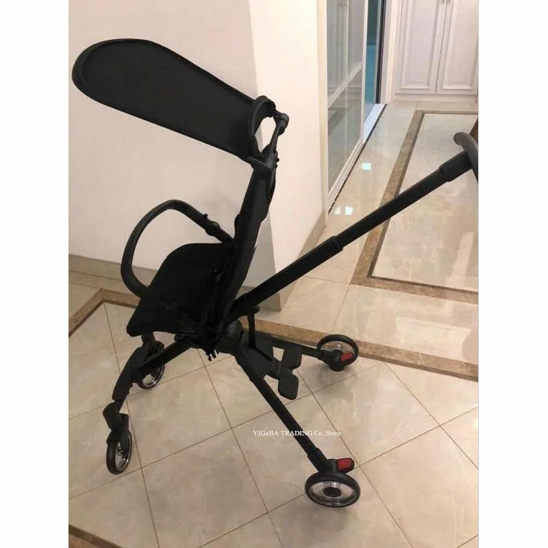 Портативная детская коляска может взять в самолет, легкая детская коляска весом 6,4 кг, детская коляска с высоким пейзажем может лежать
