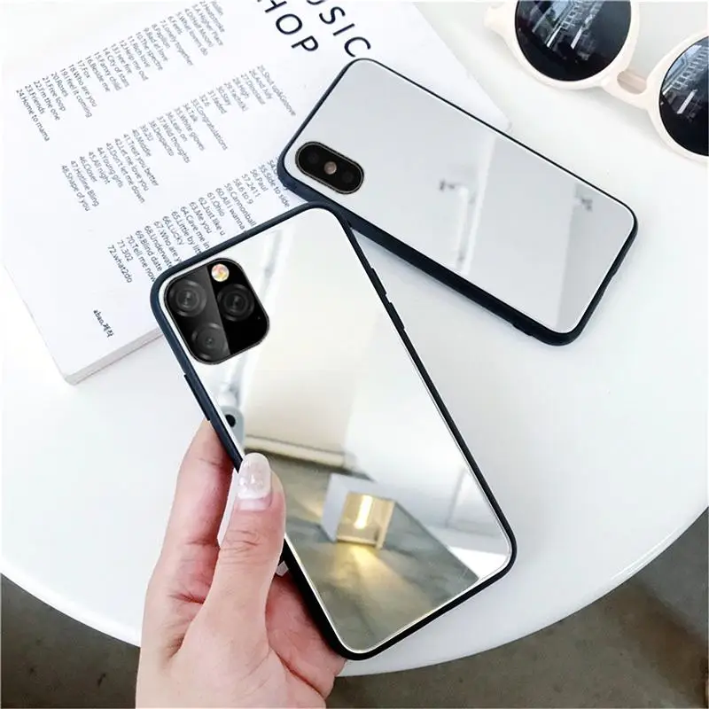 

Luxury Mirror Case for iphone 11 Pro Max 2019 Phone Case Cover For iPhone 6 S Plus Silicone Case For iPhone XS Max Xr X 7 8 Plus