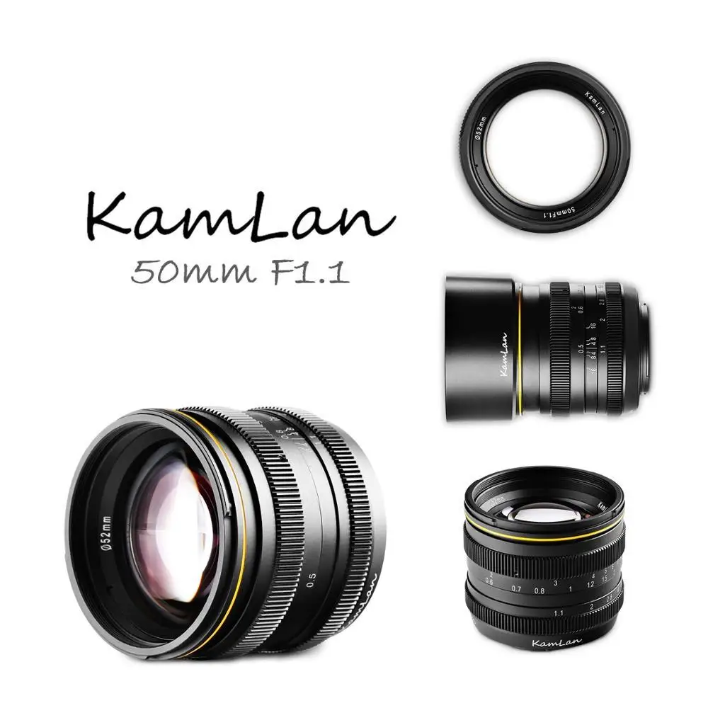 

50mm F1.1 APS-C Large Aperture Manual Focus Lens for Canon Mount EOS-M for SONY E-mount NEX Fuji X M4/3 Mirrorless Camera