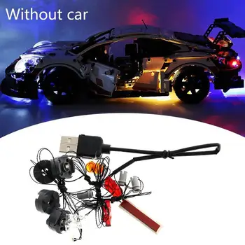 

DIY Luminous Assembled Building Blocks LED Light Kit For LEGO 42077 Technology Series Rally Car Toys Building blocks Supplies