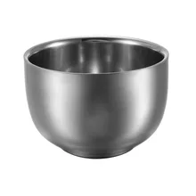 Для мужчин бритья чаша тибетский серебряный Нержавеющая сталь, цирюльник, чаша для бритья мужской чистки лица кружка для мыла набор инструментов