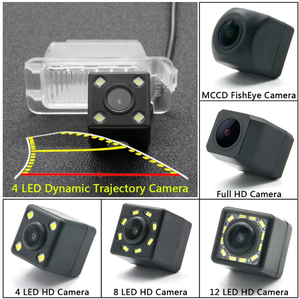 Hd Dynamic Trajectory Car Wireless Rear View Backup Reverse Parking Camera For Ford Mondeo Kuga