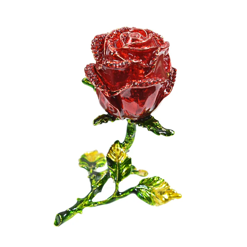 Европейские розы свадебные креативные маленькая принцесса ювелирные серьги кольцо ожерелье браслет коробка настоящая любовь Роза