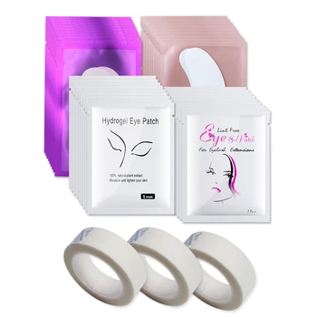 

200 pairs Mix Eyelash Extension Paper Patches Eye Tapes Set Grafting Fake Lashes Non-woven Under Eye Patches Pads Makeup Tools