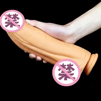 27CM Realistic Dildo with Double Density Anal Penis Huge Sucker Dick Malay Dildos Giant Anus Dragon Thick Cock Sex Toys for You 5