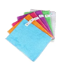 Полотенце из бамбукового волокна для посуды, Двухслойное безмасляное полотенце от производителя,, плотная чистящая ткань для чистки NU3vFJbfLg
