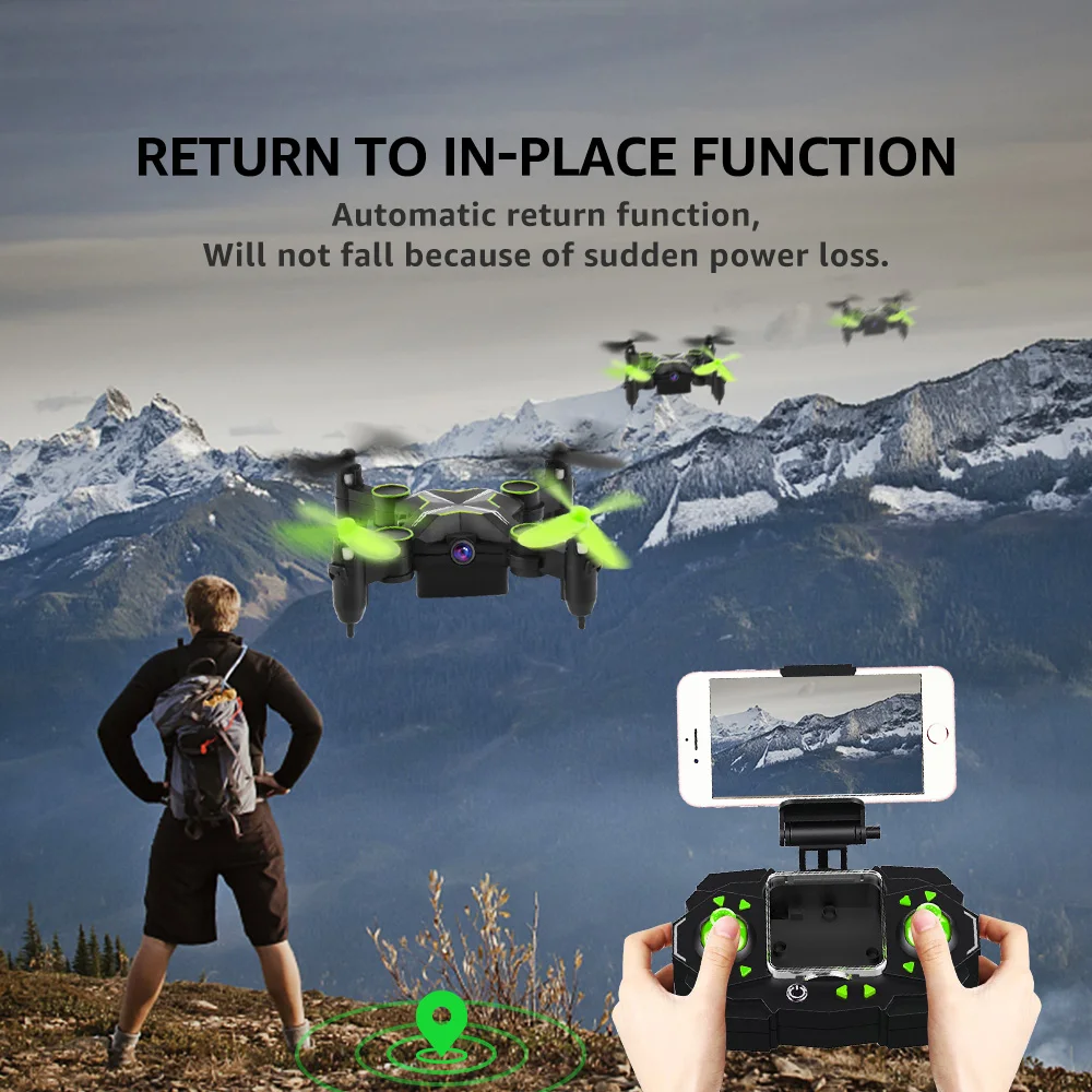 Gizmovine Rc Квадрокоптер мини Дроны с камерами HD WiFi телефон управление и