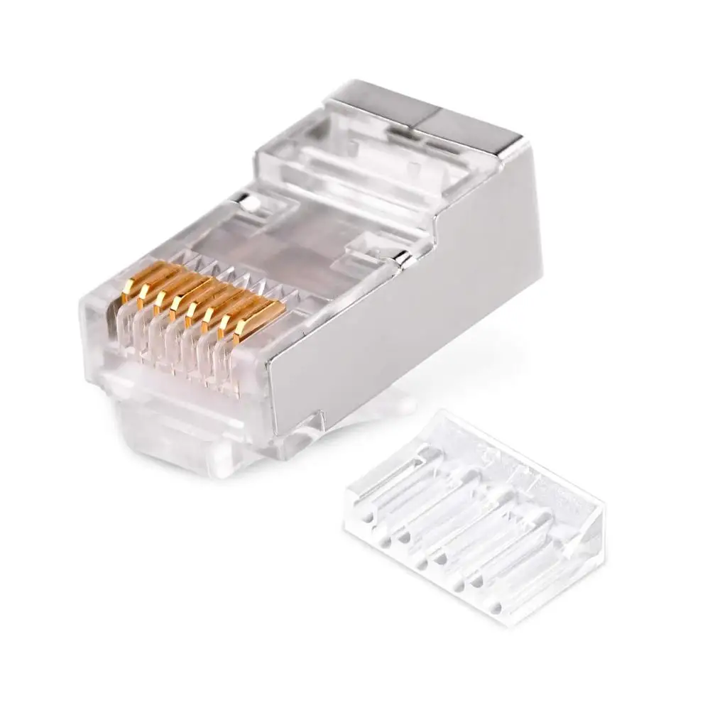 10pcs Cat6 rj45 Connector Plug Cat6 Network Connector 8p8c Split type Modular