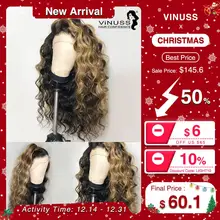 Омбре 27# блонд 13x6 кружевные передние человеческие волосы парики глубокий пробор предварительно сорванные волосы медовый блонд малазийский Remy отбеленные узлы